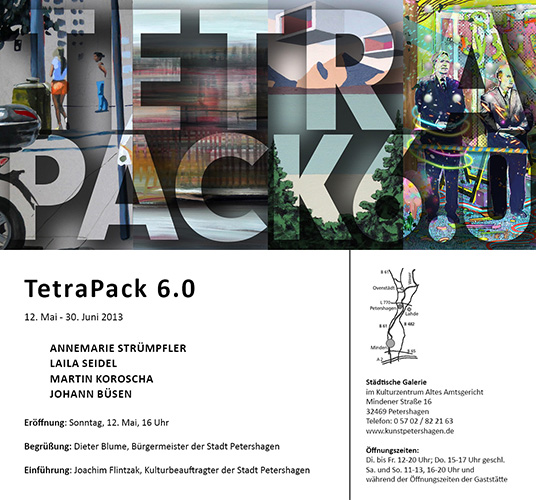 Städtische Galerie Petershagen, TetraPack, Martin Koroscha, Annemarie Strümpfler, Laila Seidel