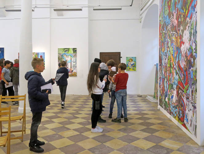 Lippische Gesellschaft für Kunst, Kunstverein Lippe, Detmold, Schüler, Workshop, Digitale Malerei
