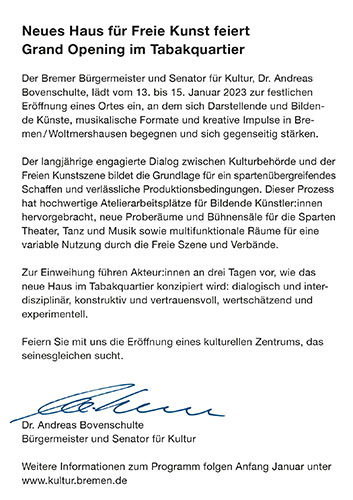 Zentrum für Kunst, Tabakquartier