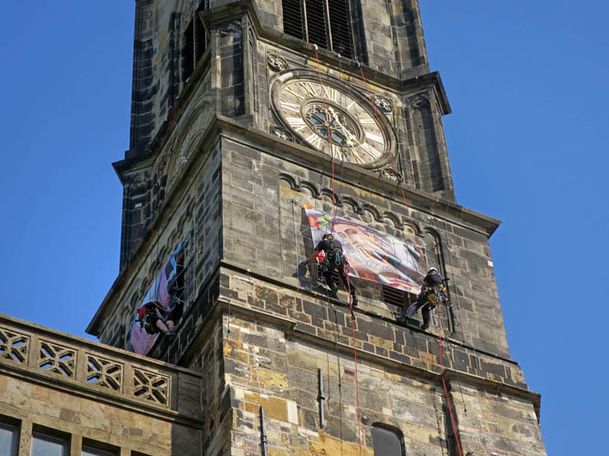 Menetekel, St. Stephani Kulturkirche, Bremen, Stipendium, Kirchturm, Steady Climbing