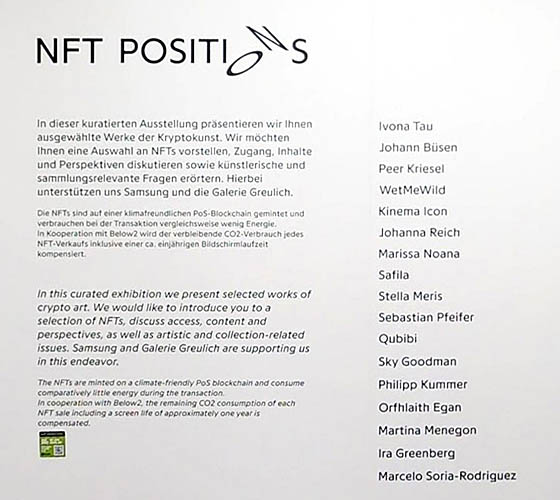 NFT Positions Berlin