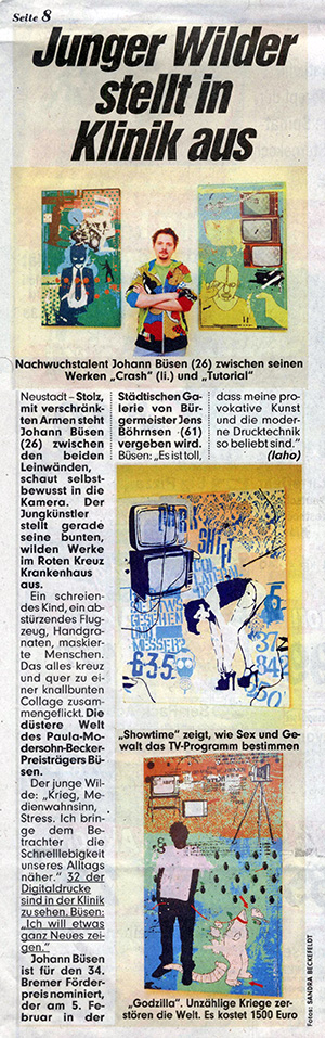 Weserkurier, Johann Büsen, Erika Plamann