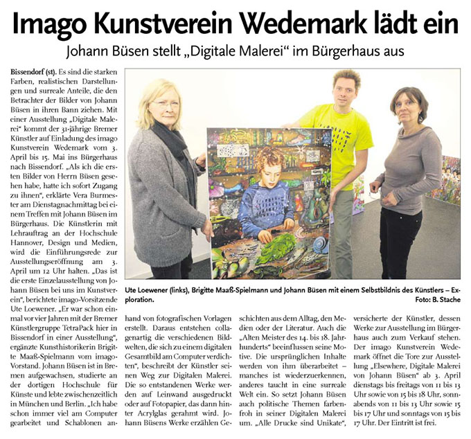 Kunstverein, Wedemark, Ute Loewener, Brigitte Maaß-Spielmann